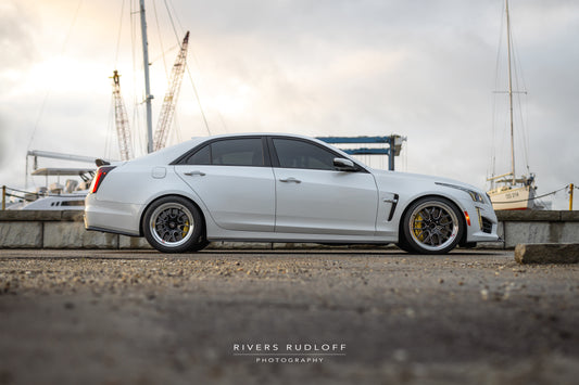 White CTS-V on Welds Poster (2x3)