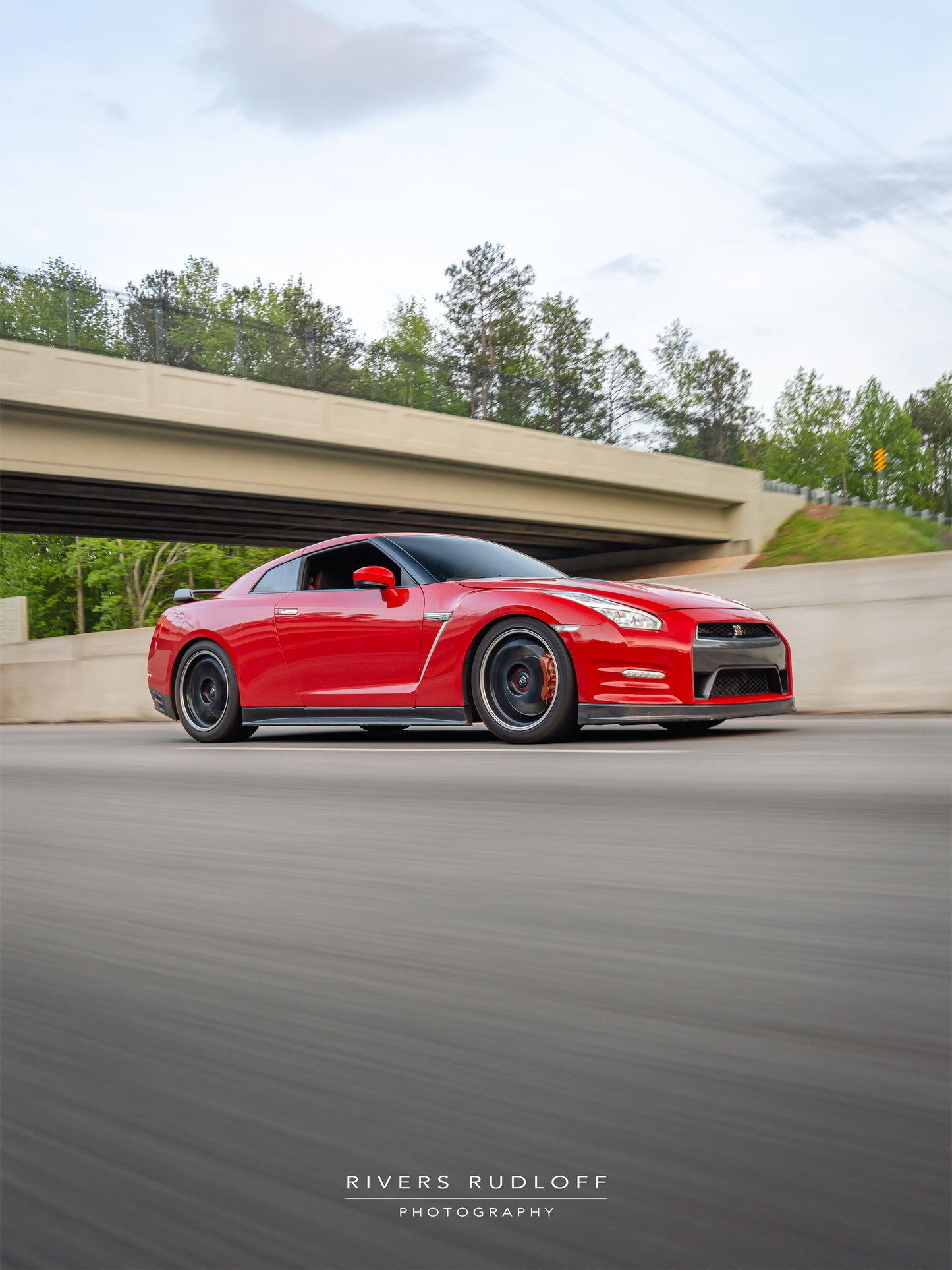 Red R35 GTR Roller Poster (3x4)